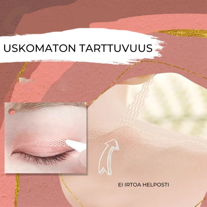 Usynlige øjenlågsløftetape til et naturligt look, gennemsigtige, sømløse, vandtætte og langtidsholdbare.