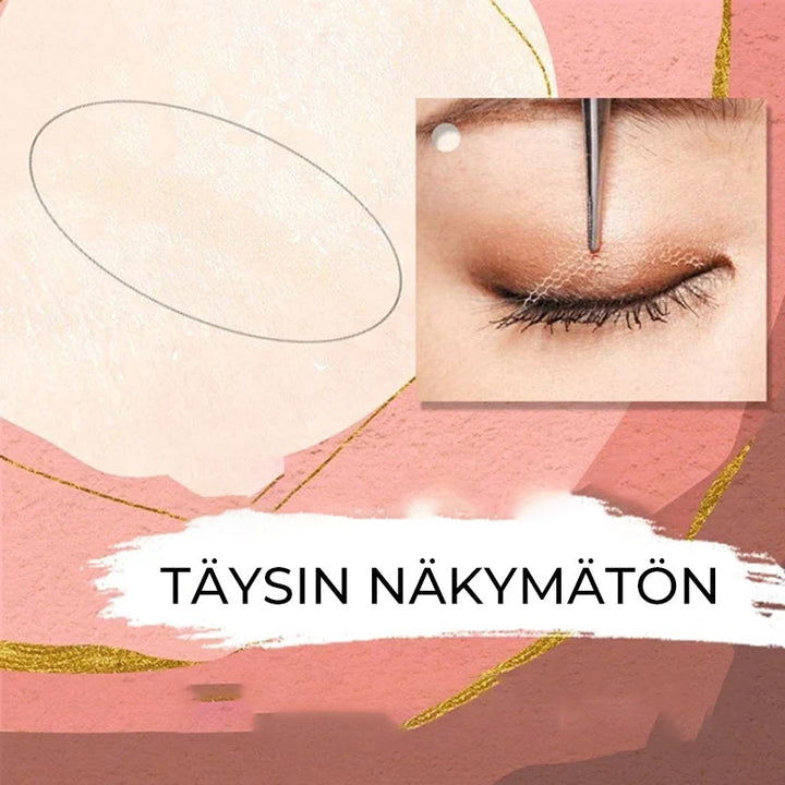 Usynlige øjenlågsløftetape til et naturligt look, gennemsigtige, sømløse, vandtætte og langtidsholdbare.