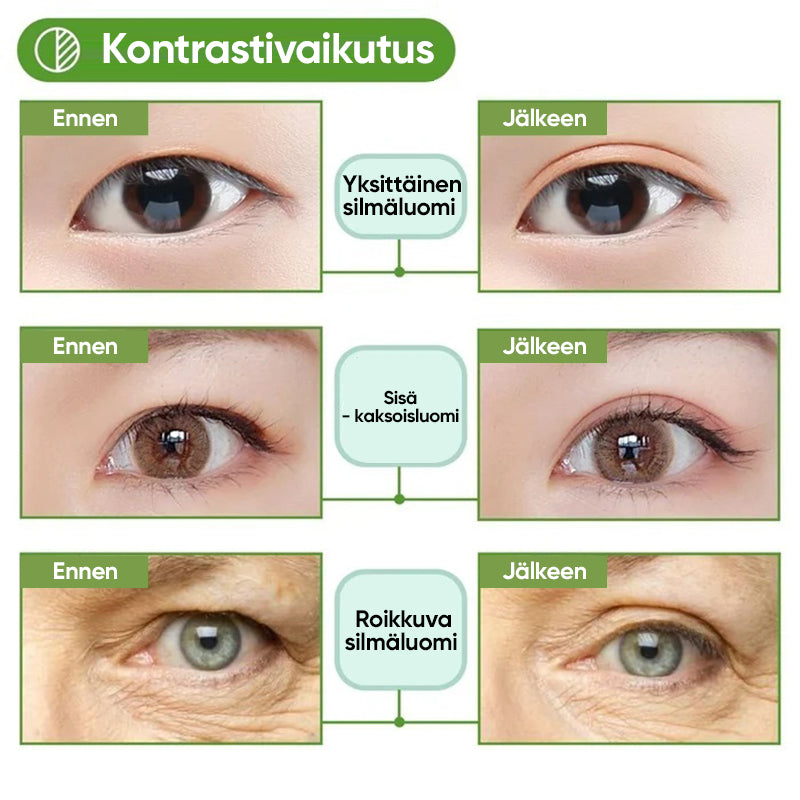Kvinders usynlige øjenlågsløfter, tyndt og diskret look, naturligt smukke øjenlåg, højkvalitets materiale