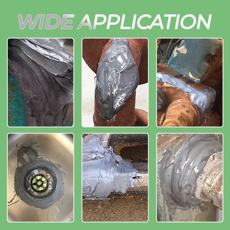 "Nopeasti kuivuva hitsausliima, harmaa, vahva ja kestävä, metalli- ja muovikorjaukseen, kiinteytyy 5 minuutissa."