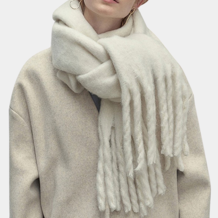 Blødt og stilfuldt dame multifunktionelt tørklæde om halsen, klassisk design, egnet til mode, polyester, tilbehør.
