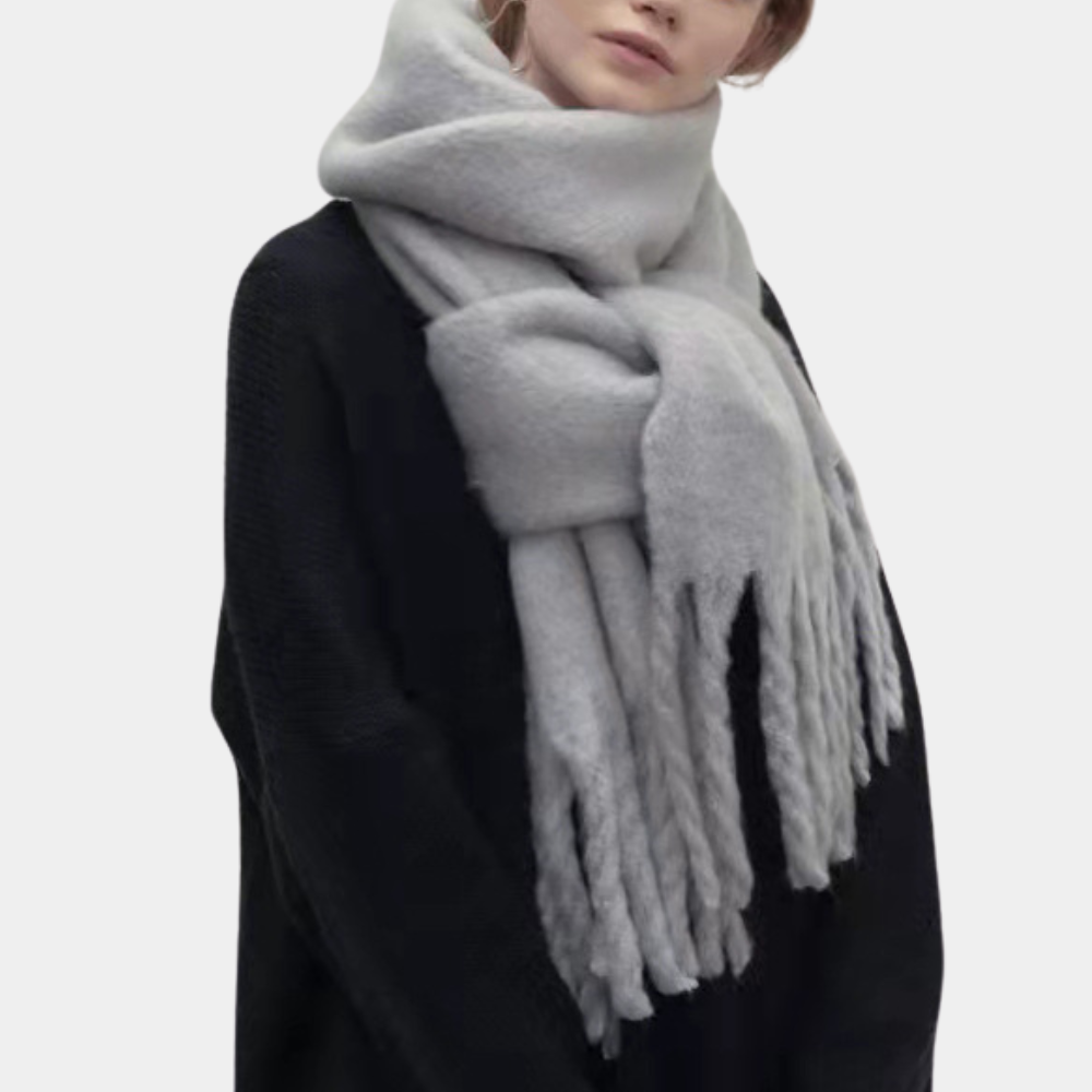 Blødt og stilfuldt dame multifunktionelt tørklæde om halsen, klassisk design, egnet til mode, polyester, tilbehør.