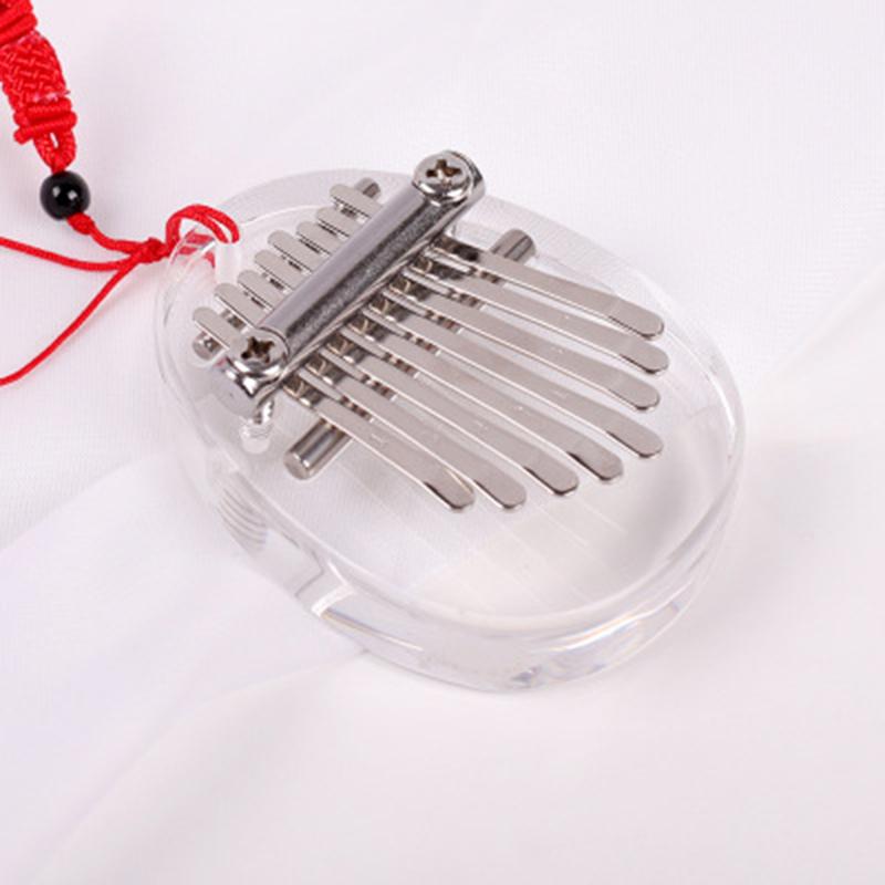 Træ Tå-Klaver, 8 tangenter, buede tangenter, ergonomisk design, sjov musik for børn og voksne, læringsinstrument.