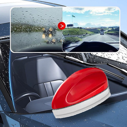 Punainen auton lasinpuhdistusaine, ergonominen muotoilu, tehokas öljykalvojen poisto, kirkkauden palauttamiseen autoikkunoiss