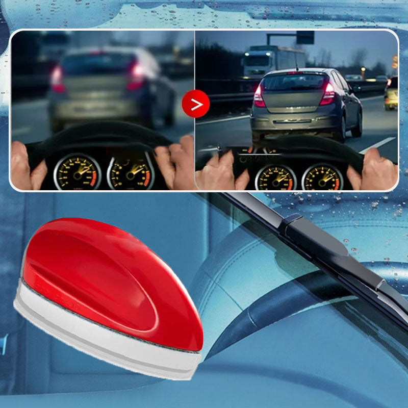 Punainen auton lasinpuhdistusaine, ergonominen muotoilu, tehokas öljykalvojen poisto, kirkkauden palauttamiseen autoikkunoiss
