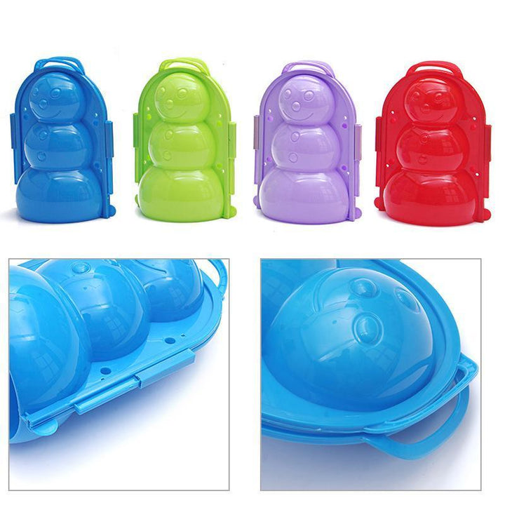 Rød mini snegleform til legende vinterleg, let og nem at bruge, perfekte snebolde hurtigt.