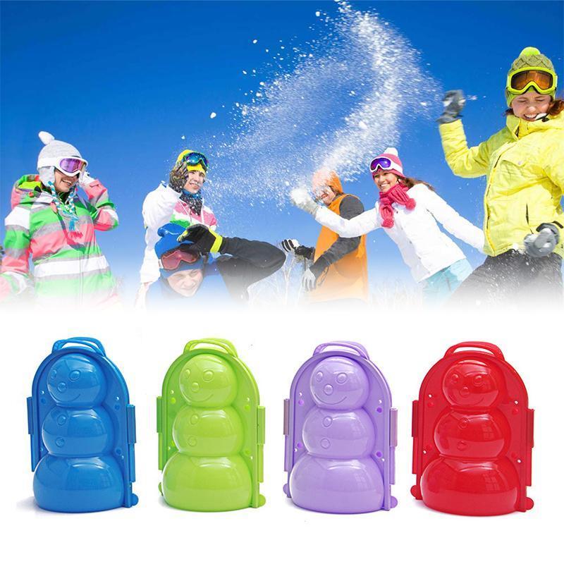 Rød mini snegleform til legende vinterleg, let og nem at bruge, perfekte snebolde hurtigt.