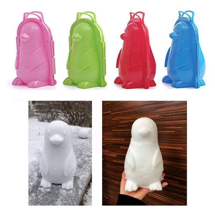 Rød mini snegleform til legende vinterleg, let og nem at bruge, perfekte snebolde hurtigt.