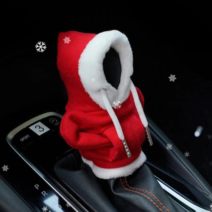 Elegant cotton gearshift cover for car, stylish and multicolor, protects against scratches and adds interior elegance.