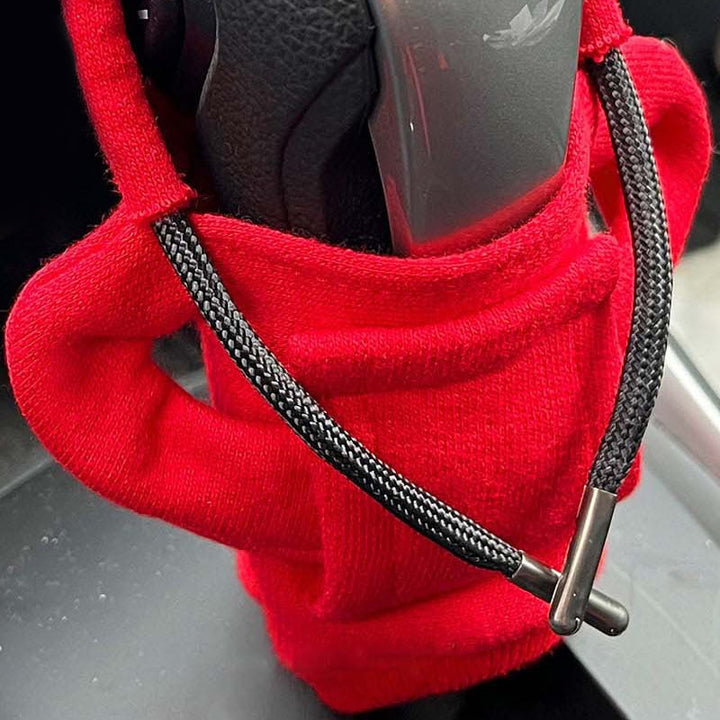 Elegant cotton gearshift cover for car, stylish and multicolor, protects against scratches and adds interior elegance.
