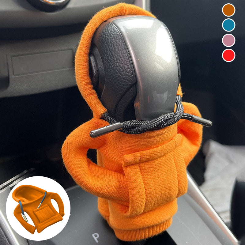 Elegant cotton gearshift cover for car, stylish and multicolor, protects against scratches and adds interior elegance.