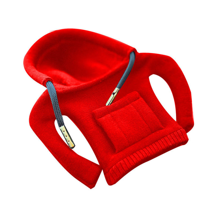 Elegant cotton gearshift cover for car, stylish and multicolor, protects against scratches and adds interior elegance.