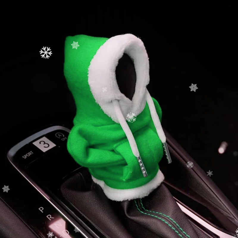 Elegant cotton gearshift cover for car, stylish and multicolor, protects against scratches and adds interior elegance.