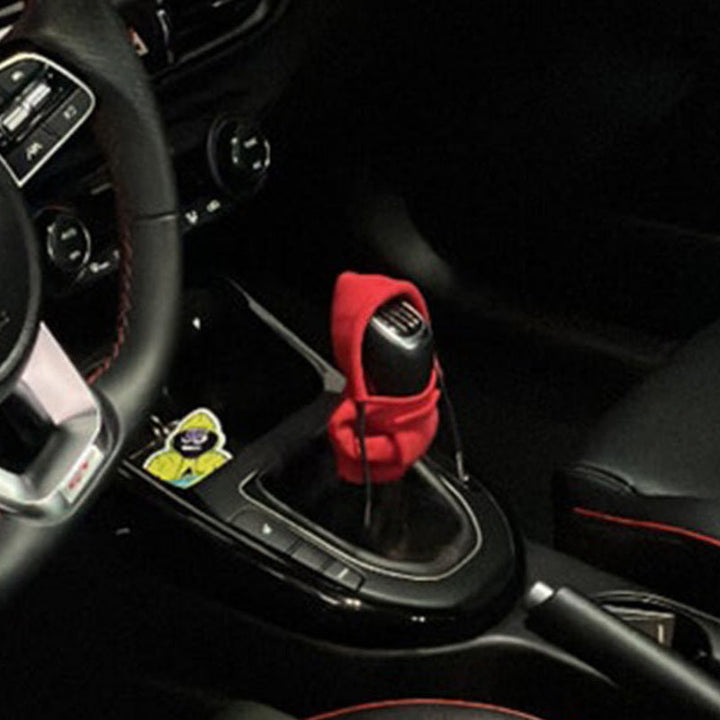 Elegant cotton gearshift cover for car, stylish and multicolor, protects against scratches and adds interior elegance.