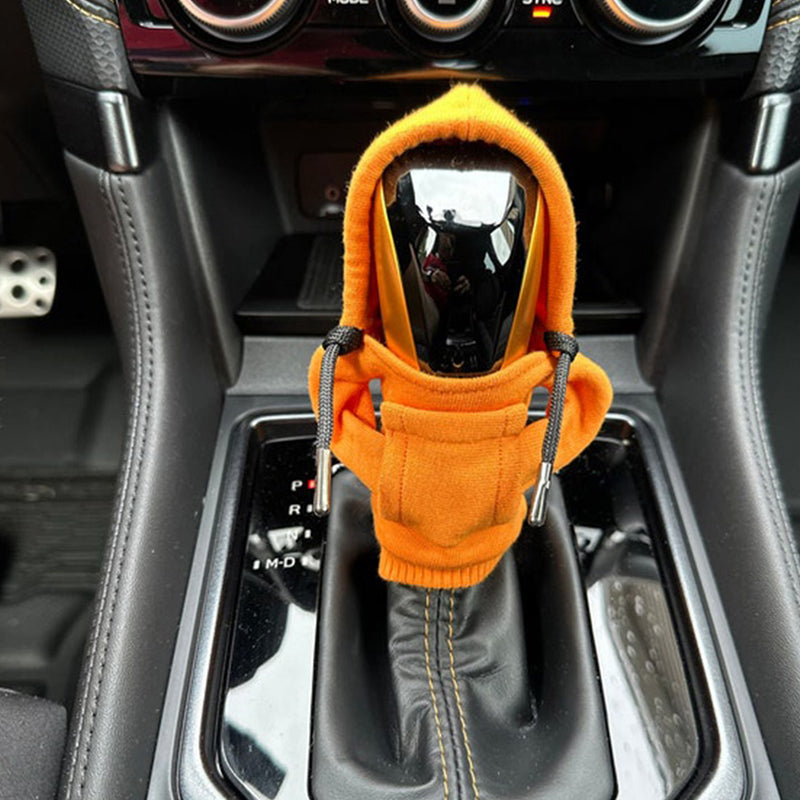 Elegant cotton gearshift cover for car, stylish and multicolor, protects against scratches and adds interior elegance.