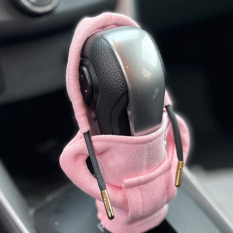 Elegant cotton gearshift cover for car, stylish and multicolor, protects against scratches and adds interior elegance.