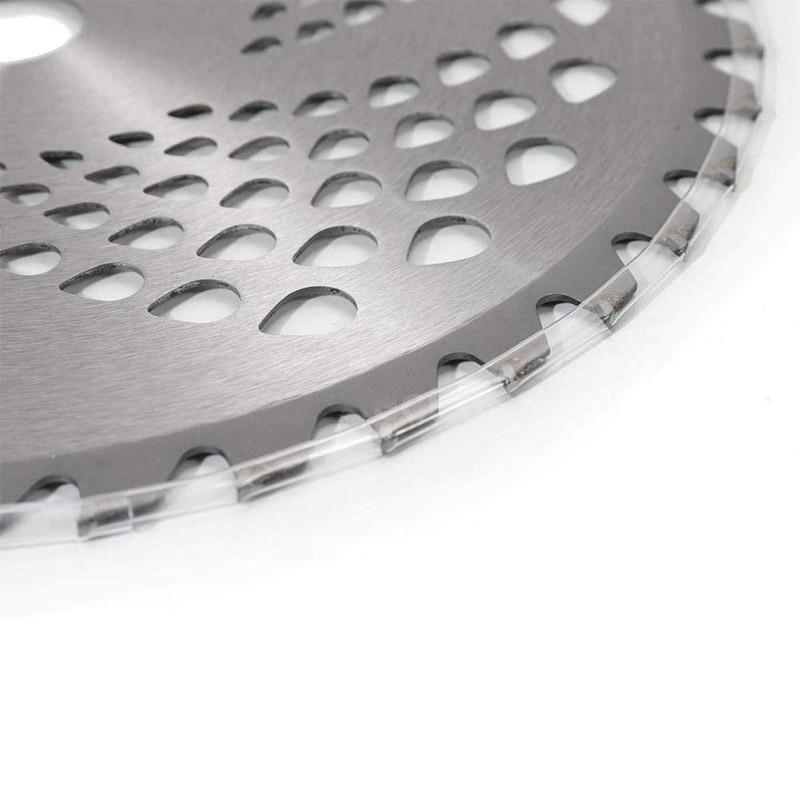 Plæneklipper savblad, metallegering, skarpt 40/60/80-tandet design, klipper effektivt græs og buske.