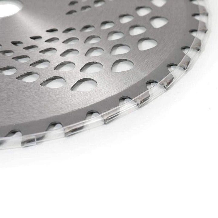 Plæneklipper savblad, metallegering, skarpt 40/60/80-tandet design, klipper effektivt græs og buske.