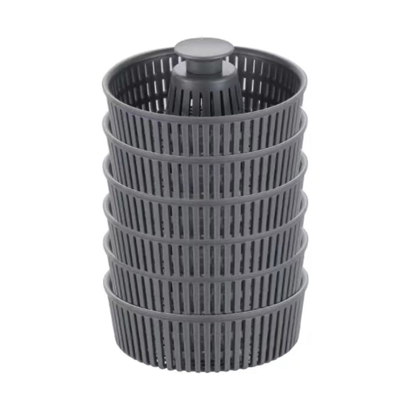 Rustfrit stål bundprop til køkkenvask, sølvfarvet, tryk-type, forhindrer lugt og insekter, moderne design.