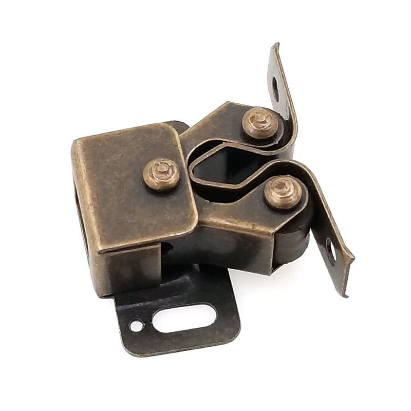 Rustfrit stål skabslåslås, guldfarve, 8x8x3cm, høj kvalitet og holdbar, velegnet til forskellige rum.