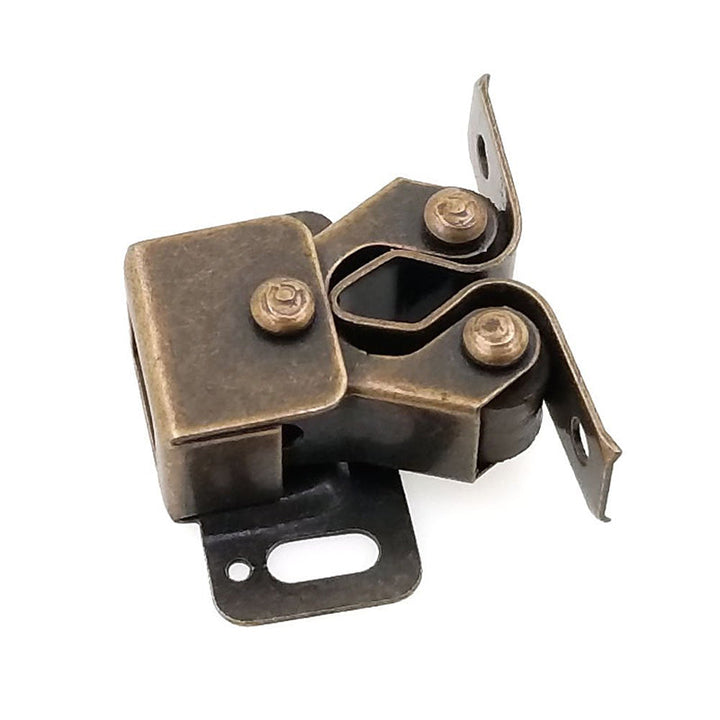 Rustfrit stål skabslåslås, guldfarve, 8x8x3cm, høj kvalitet og holdbar, velegnet til forskellige rum.