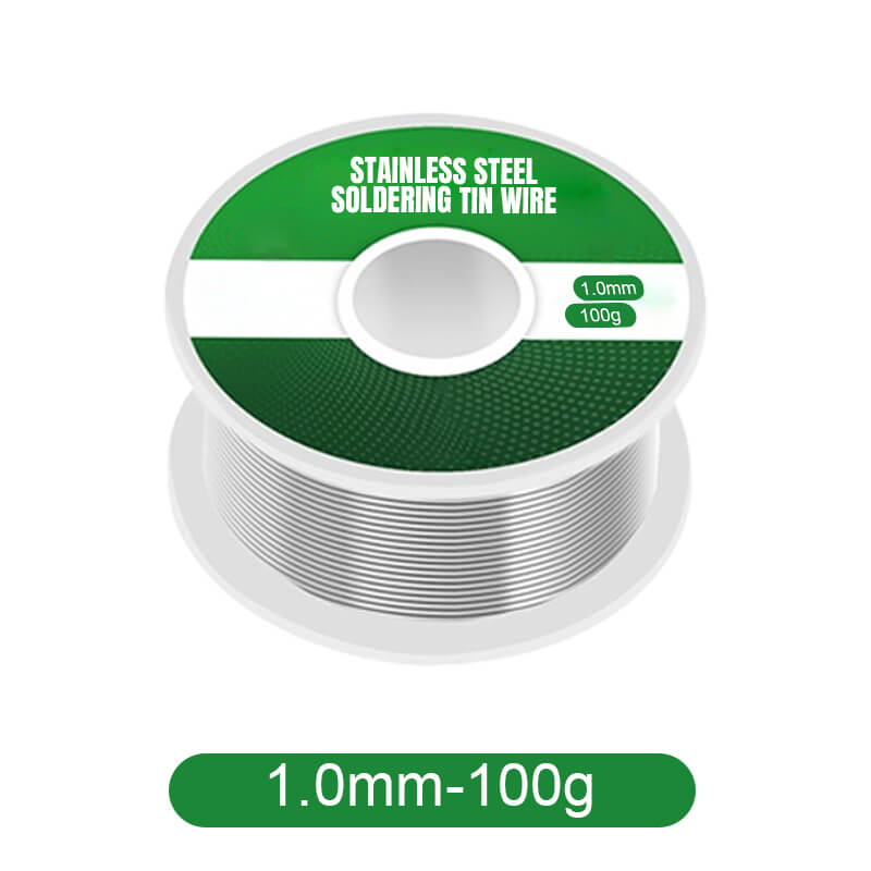 Ruostumaton teräslanka, ohut ja kiiltävä, kestävä ja korkealaatuinen, ympäristöystävällinen juotoskäyttöön.