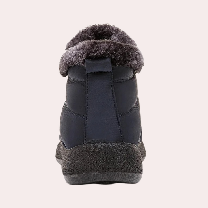 Ruskeat naisten Elisa-talvikengät, lämmin vuori, kestävä ulkopinta, tyylikäs minimalistinen design.