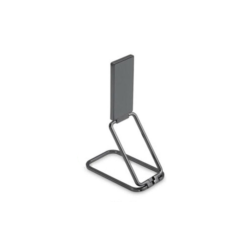Justerbar metal telefonholder, sort, rosaguld eller sølv, elegant og foldbar, til mænd og kvinder.