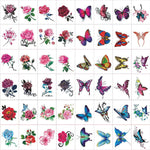 25 blomster + 25 sommerfugler