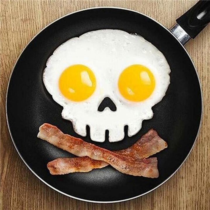 Silikoneform til æg i ugleform, varmebestandig og non-stick, sjovt morgenmadstilbehør.