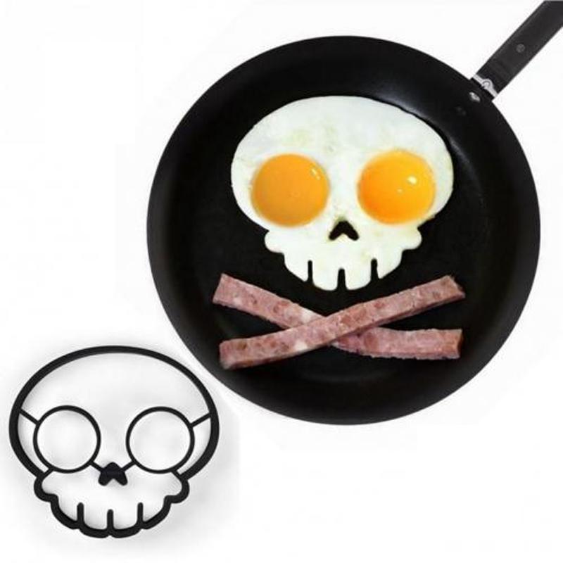 Silikoneform til æg i ugleform, varmebestandig og non-stick, sjovt morgenmadstilbehør.