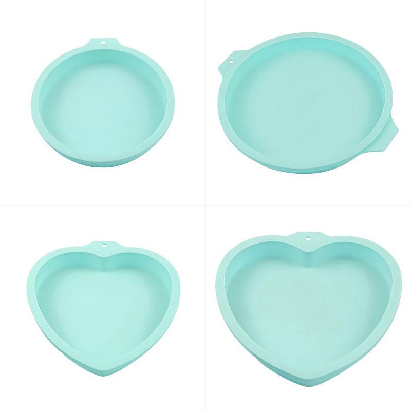 Silikone Bake Pro lagkageform, rund form, pink. Velegnet til farverige regnbuekager.