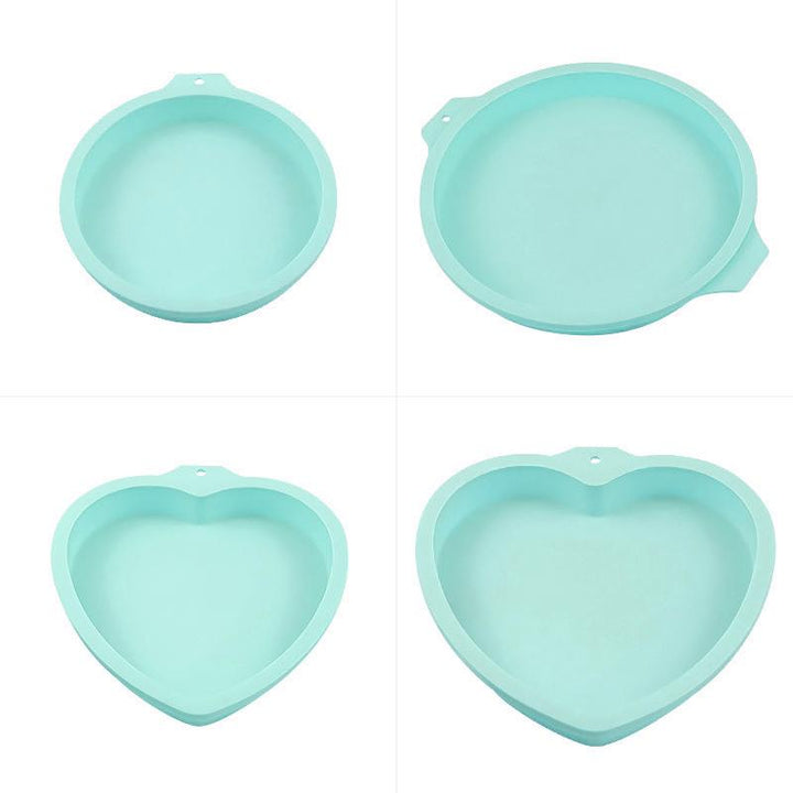 Silikone Bake Pro lagkageform, rund form, pink. Velegnet til farverige regnbuekager.