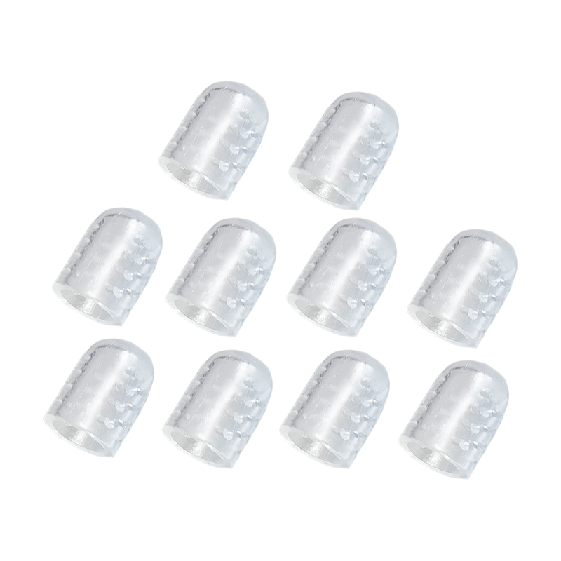 Silikone gennemsigtige tåbeskyttere, unisex, tåbeskyttelse og komfort, medicinsk silikone, pakker med 2/10 stk.