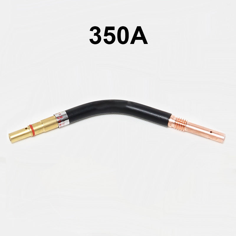 Bøjet og lige svejsepistolrør - holdbart og ergonomisk design, velegnet til professionelle og hobbybrugere.