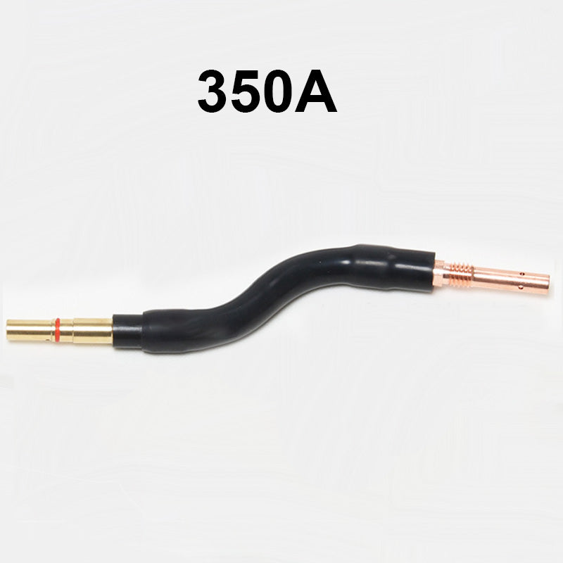 Bøjet og lige svejsepistolrør - holdbart og ergonomisk design, velegnet til professionelle og hobbybrugere.