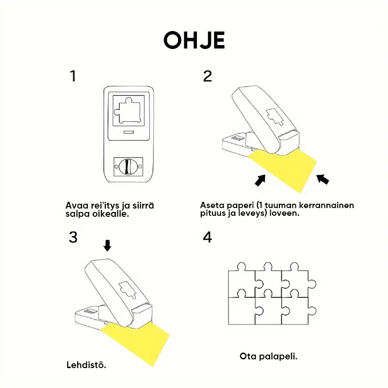 Gør-det-selv stiksav til mænd, sort-brun. håndtag, skarpt blad