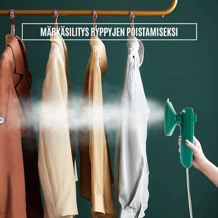 Kraftfuldt, let minidampstrygejern, smukt design, fjerner rynker ubesværet, innovativ elektronisk pumpe.