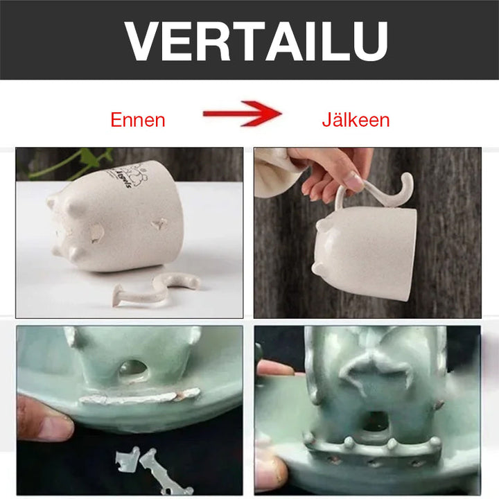 Stærkt multimateriale reparationslim, klar tube, 50ml, til hurtige reparationer af træ, keramik, plastik og metal.