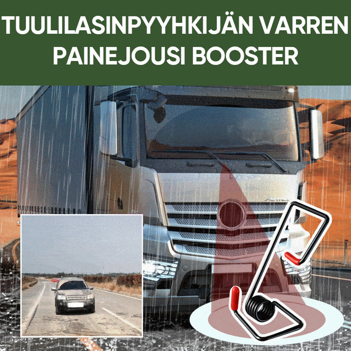 Effektiv trykforstærker til forrudeviskere, forbedrer udsynet i regn og sne, stålmateriale, forhindrer vibrationer.