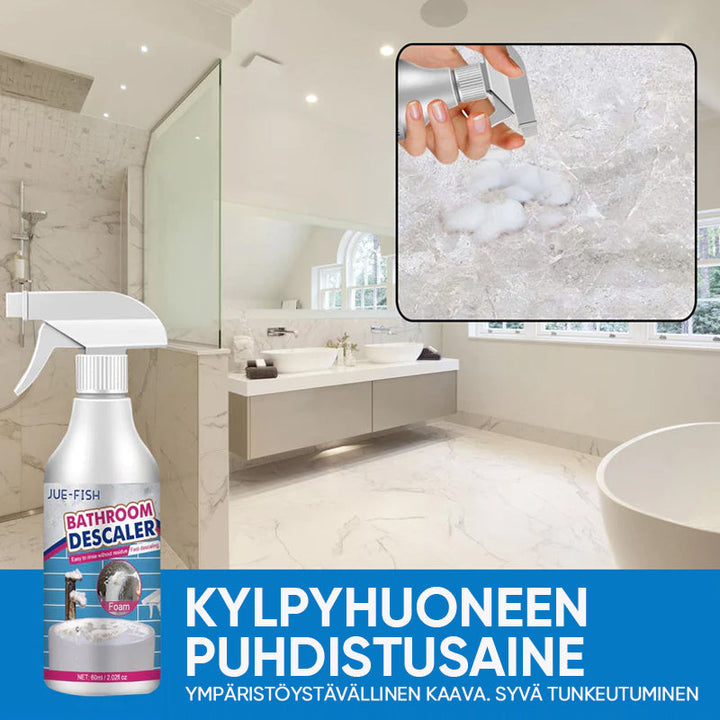 Kraftig rengøringsmiddel 60ml i klar flaske, hvidt skum til effektiv hjemmerengøring.
