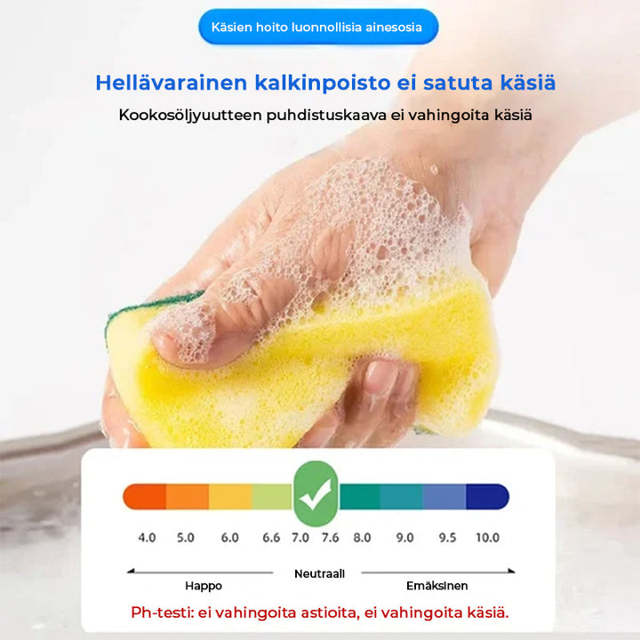 Kraftig skum-rustfjerner til køkkenet, hvid flaske, skinnende ren finish, 250g, citronduft.