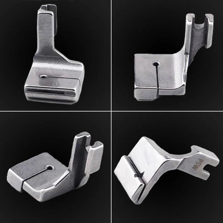 Industriel symaskinefod, metal, tilbehør til rynker, passer til mange maskiner. Holdbar og præcis.