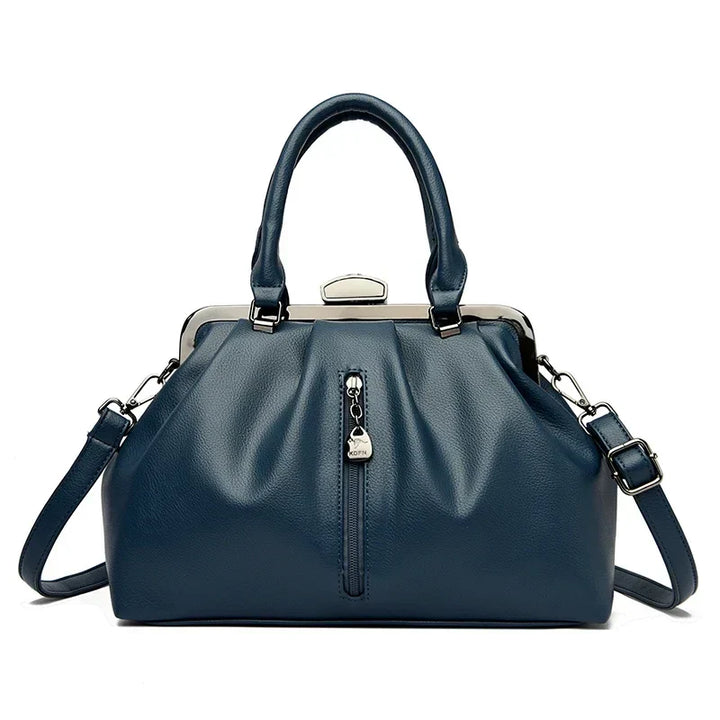 Dame Crossbody Taske – Holdbar PU, Justerbar Rem, Rummeligt Design, Tidløs Farve, Moderne
