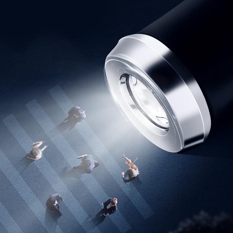 Vindtæt LED paraply, sort, klart LED-lys, stor kuppel, til mænd og kvinder. Beskyttelse mod sol og regn.