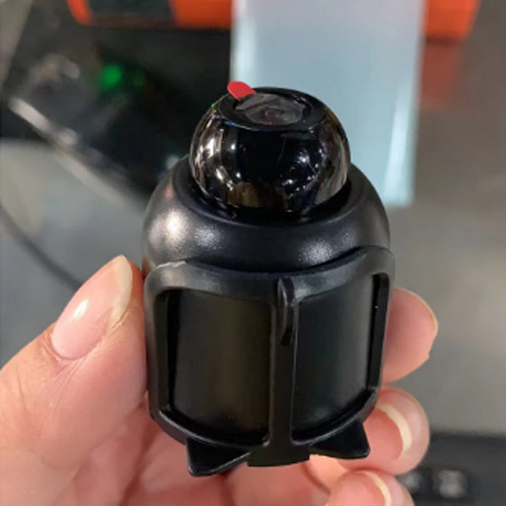 Elegant 1080P HD Mini WIFI-kamera, lille sort design, hjemmebeskyttelse, højkvalitetsvideo, intelligent bevægelsesdetektering.