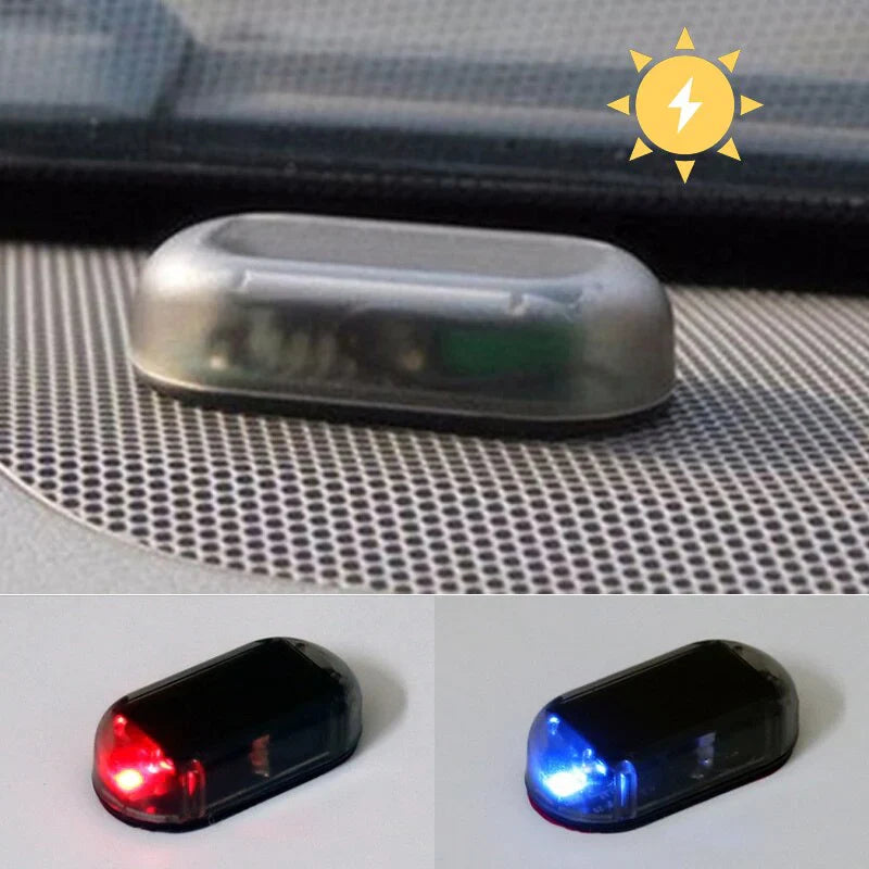 Stilfuldt, kompakt mænds soldrevne LED anti-tyveri lys med klare blinkende lys til have eller udendørs brug