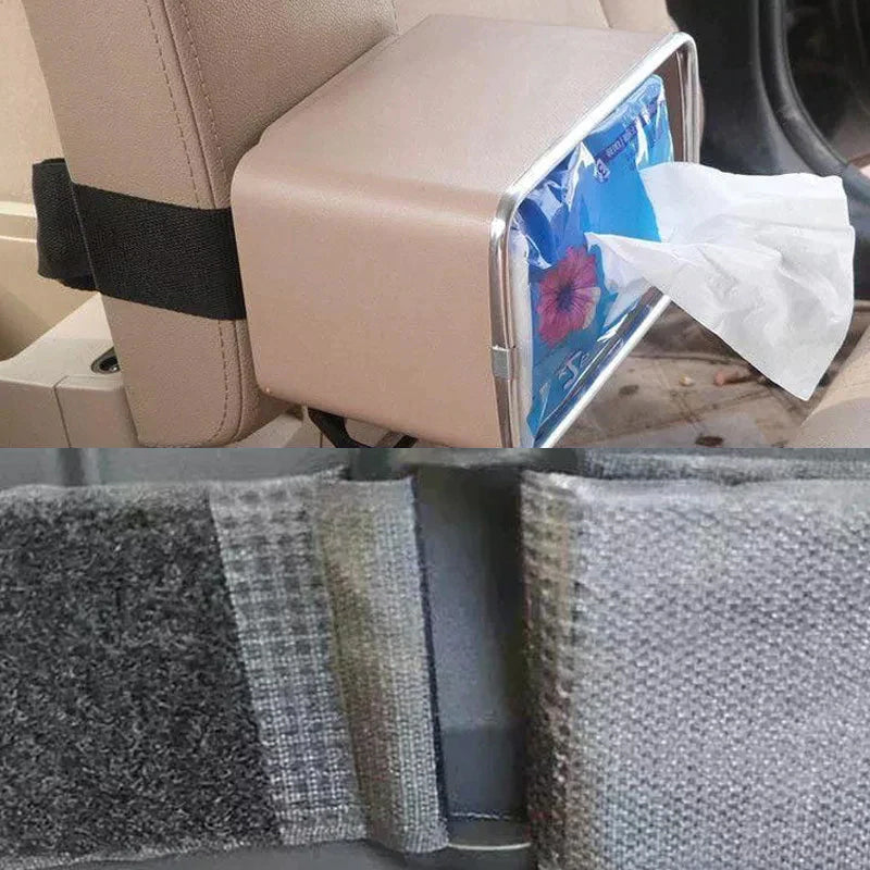 Kreativ foldbar bilopbevaringsboks til mænd, khaki farve, rummelig og holdbar ABS-materiale.