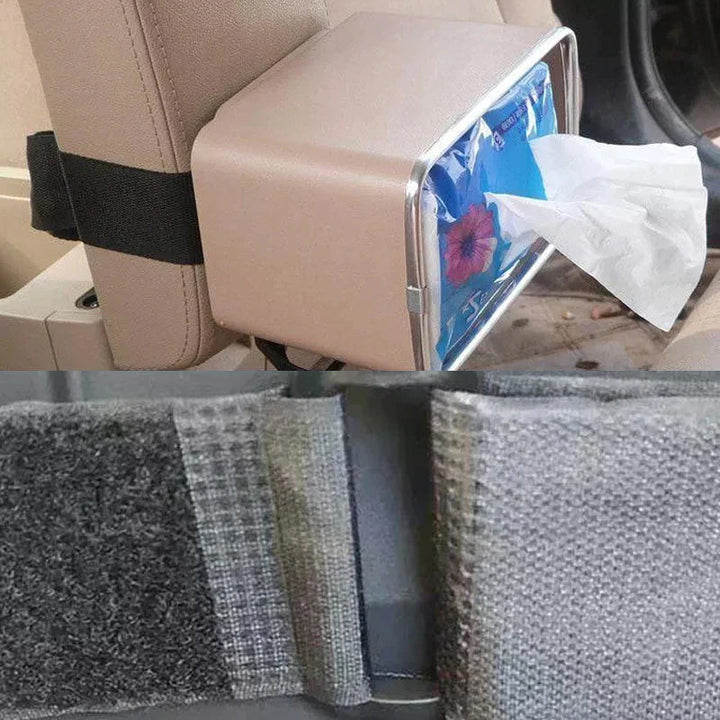 Kreativ foldbar bilopbevaringsboks til mænd, khaki farve, rummelig og holdbar ABS-materiale.