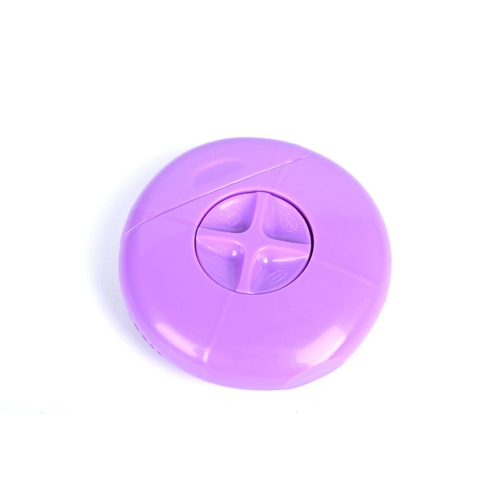 Elegant dame 3-i-1 bærbar epilator med bruser, skum og barbermaskine i kompakt design.